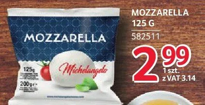 Mozzarella Michelangelo 582511 promocja w Selgros