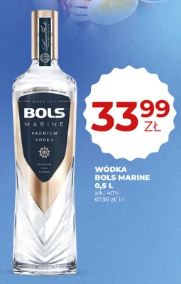 Wódka Bols Marine promocja w Duży Ben