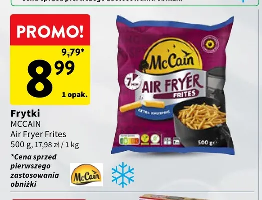 Frytki McCain Air Fryer Frites promocja w Intermarche