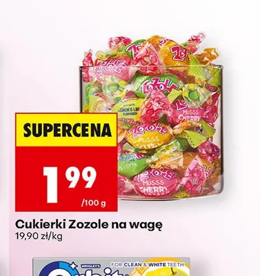 Cukierki Zozole na wagę promocja w Biedronka