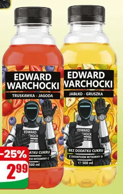 Napój niegazowany jabłko-gruszka Edward Warchocki promocja w Dino