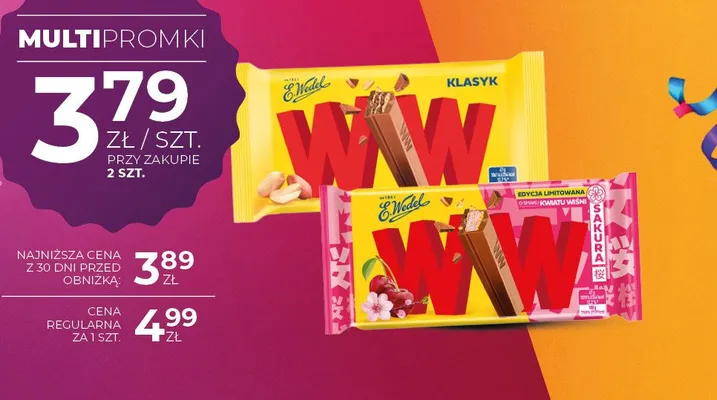 Wafel WW Wedel promocja w Duży Ben