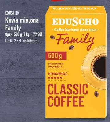 Kawa mielona Family Eduscho promocja w Aldi