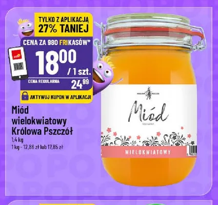 Miód wielokwiatowy Królowa Pszczół promocja w POLOmarket