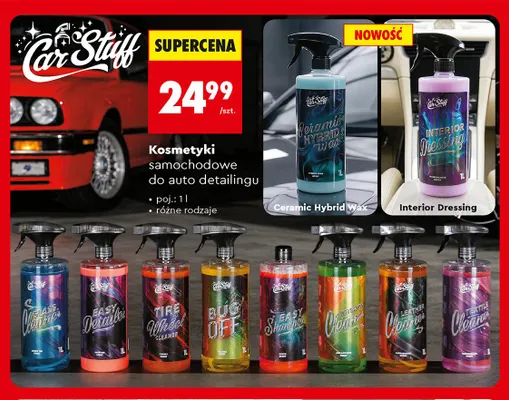 Preparat do czyszczenia skóry Car Stuff Leather Cleaner promocja w Biedronka