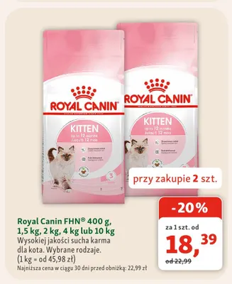 Sucha karma dla kota Royal Canin FHN wysokiej jakości promocja w MAXI ZOO