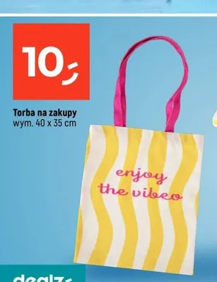 Torba na zakupy wym. 40x35cm promocja w Dealz