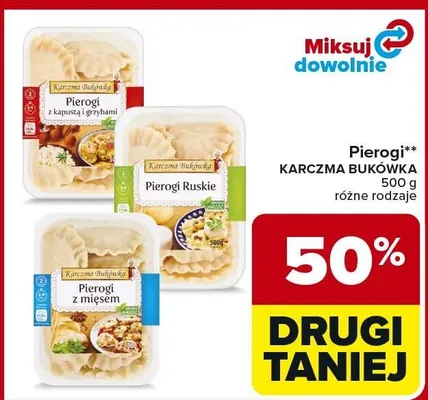 Pierogi karczma bukowka promocja w Carrefour Market