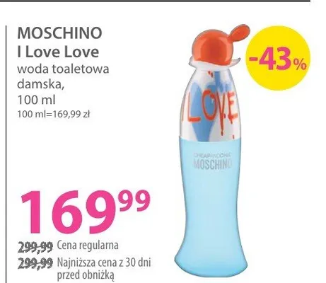 Perfumy I Love Love promocja w Hebe