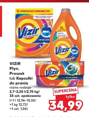 Proszek do prania Vizir promocja w Kaufland