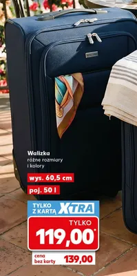 Walizka Semi Line 50 l promocja w Kaufland