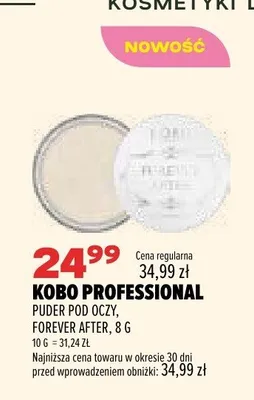 Puder pod oczy Kobo Professional Forever After promocja w Drogerie Natura