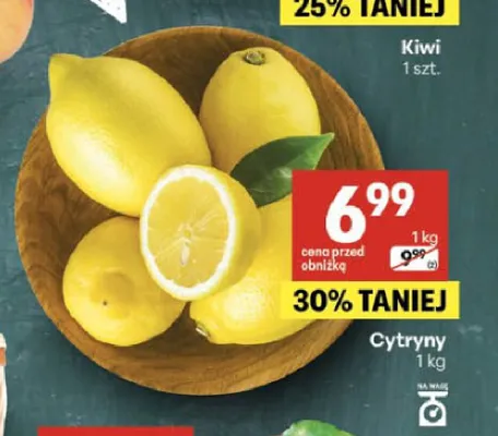 Cytryny promocja w Delikatesy Centrum