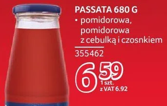 Passata 680g promocja w Selgros