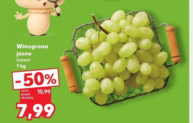 Winogrona jasne promocja w Kaufland