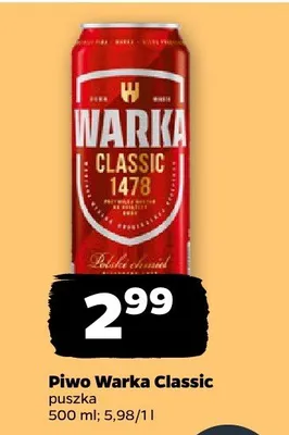 Piwo Classic promocja w Netto