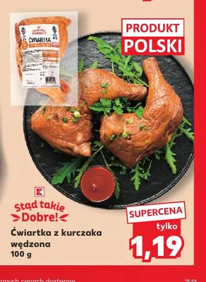 Ćwiartka z kurczaka wędzona Stąd Takie Dobre! promocja w Kaufland