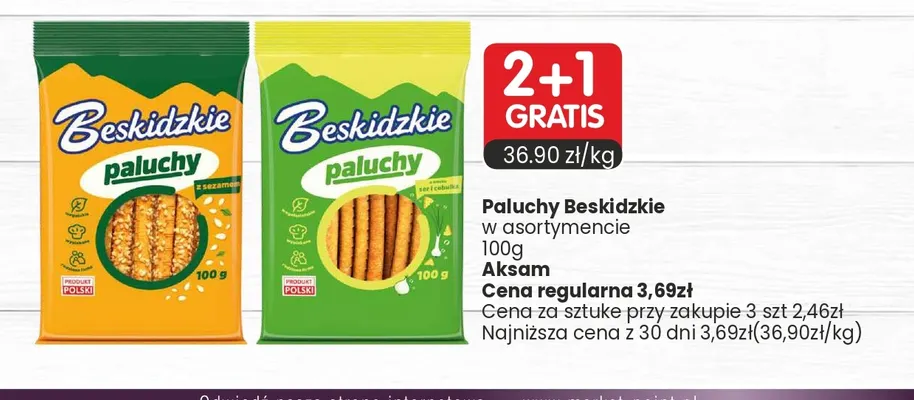 Paluchy Beskidzkie z sezamem promocja w Market Point