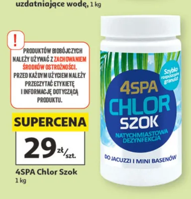 4SPA Chlor Szok promocja w Auchan