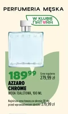 Woda toaletowa Azzaro Chrome promocja w Drogerie Natura