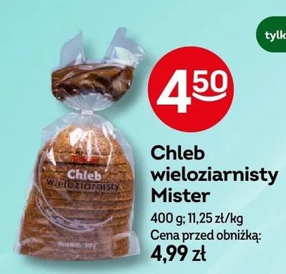 Chleb wieloziarnisty Mister promocja w Żabka