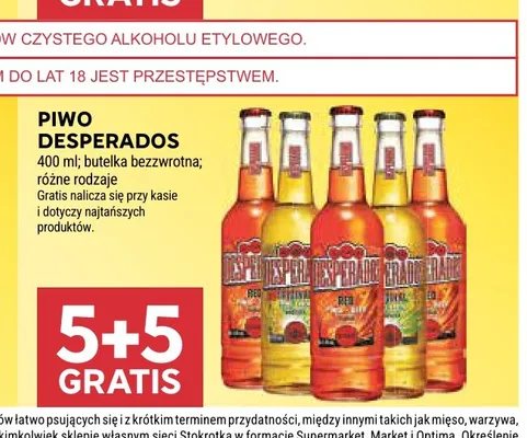 Piwo Desperados Mojito promocja w Stokrotka