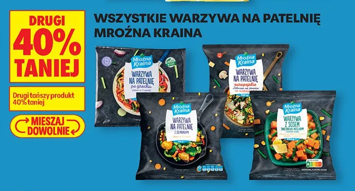 Warzywa na patelnię promocja w Biedronka