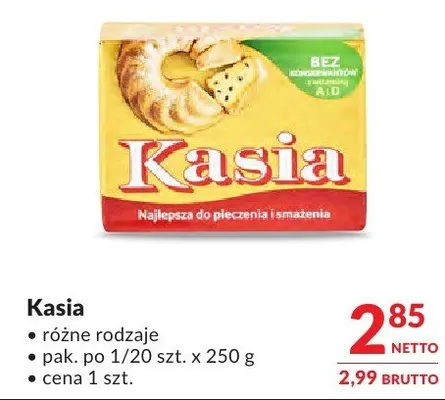 Kasia różne rodzaje promocja w Makro