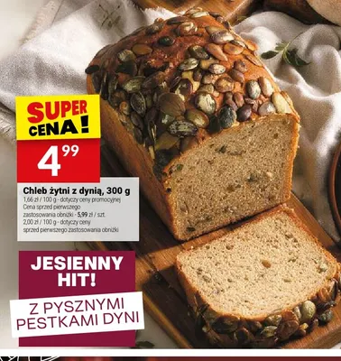 Chleb żytni z dynią promocja w Twój Market