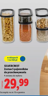 Komplet pojemników do przechowywania promocja w Lidl