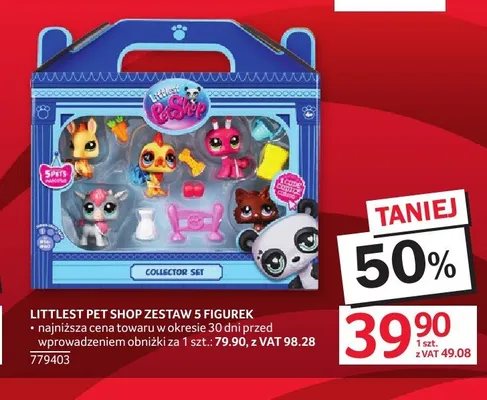 Zestaw 5 figurek Littlest Pet Shop promocja w Selgros