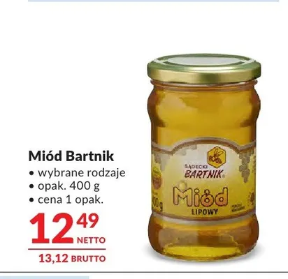 Miód lipowy Sądecki Bartnik promocja w Makro