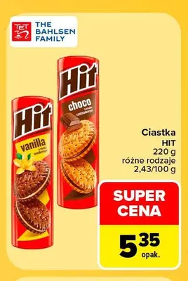 Ciastka Hit promocja w Carrefour