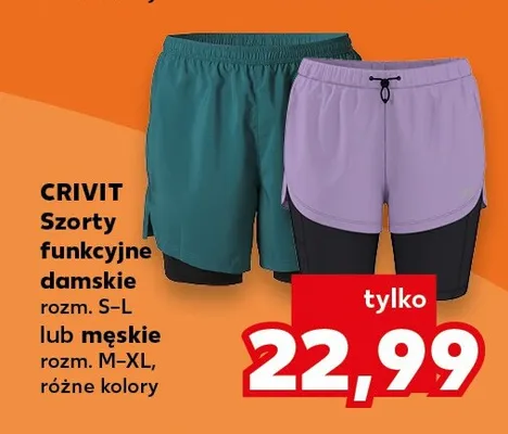 Szorty funkcjonalne damskie Crivit promocja w Kaufland