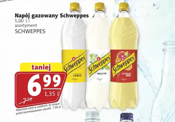 Napój gazowany Schweppes Mojito promocja w Prim Market