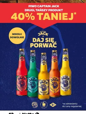 Piwo Captain Jack Watermelon Margarita promocja w Netto