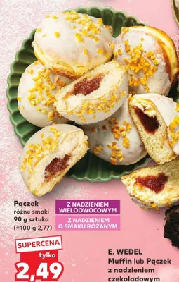 Pączek z nadzieniem wieloowocowym promocja w Kaufland