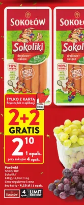 Parówki Sokoliki Sokołów promocja w Intermarche