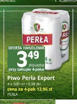 Piwo Perła Export promocja w Marketvita