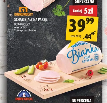 Pierś gotowana z indyka Bianka Indykpol promocja w Arhelan
