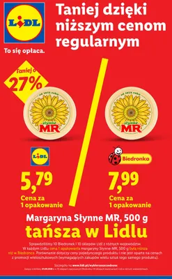 Margaryna Słynne MR promocja w Lidl