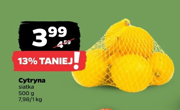 Cytryna siatka promocja w Netto