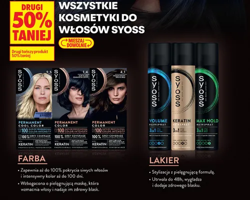 Wszystkie kosmetyki do włosów promocja w Biedronka