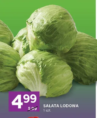 Sałata lodowa promocja w Stokrotka