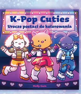 Książka K-Pop Cuties Urocze postaci do kolorowania promocja w Biedronka