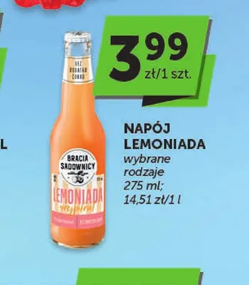 Napój lemoniada Bracia Sadownicy promocja w Euro Sklep