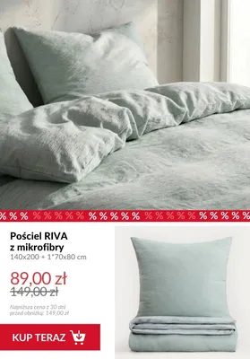 Pościel Riva z mikrofibry promocja w Homla