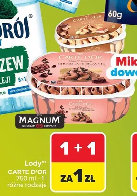 Lody Carte d'Or promocja w Carrefour