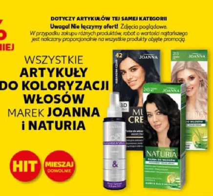 Artykuły do koloryzacji włosów promocja w Kaufland