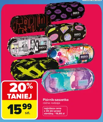Piórnik saszetka BackUP promocja w Carrefour